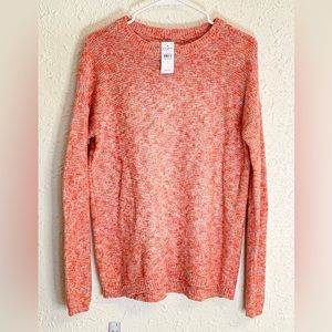 NWT Ann Taylor LOFT Women’s Small  Variegated Sweater Pullover Orange